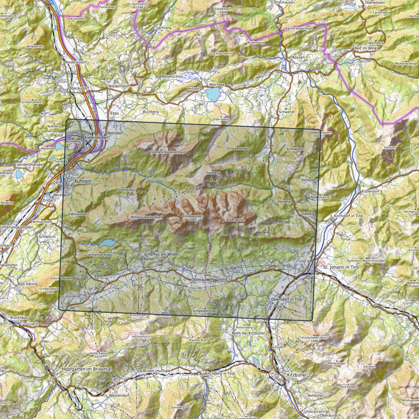 Wilder Kaiser (gedruckt)