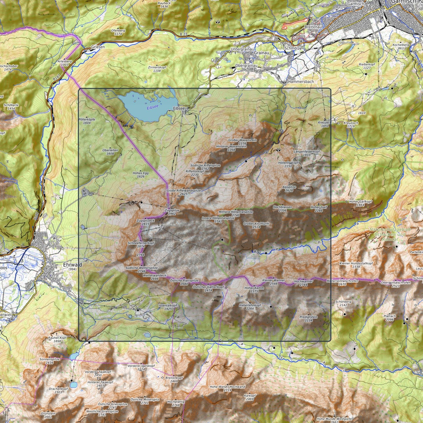 Zugspitze (gedruckt)